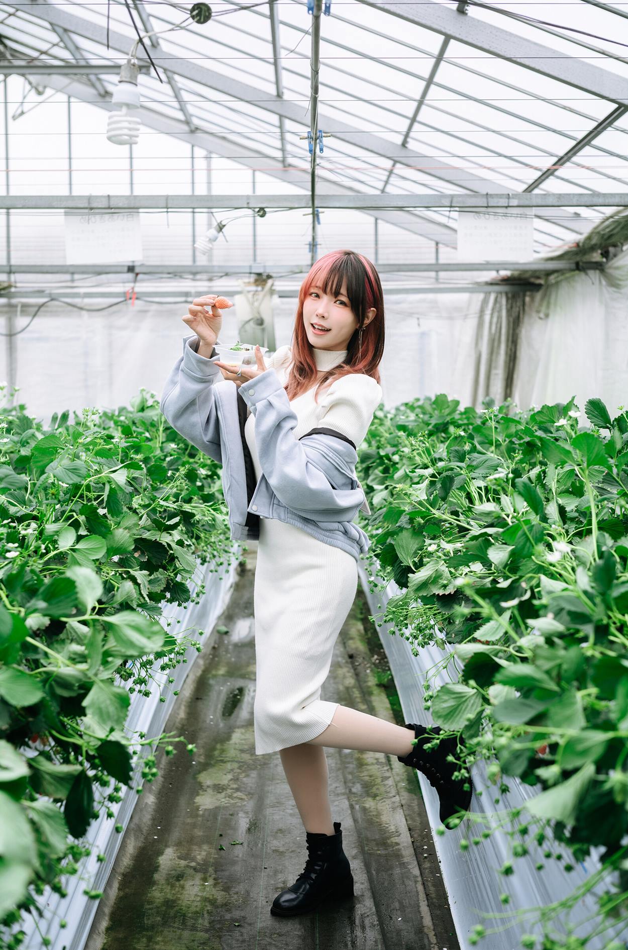 图片[3]-Ely_eee(ElyEE子) – Strawberry Picking Date 34P-COS世界